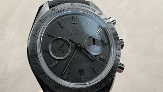 Omega Speedmaster Moonwatch Dark Side of the Moon Black Black 31192445101005 Omega Review [upl. by Couq895]