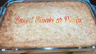 Baked Naked Binaki or Pintos  Sweet Corn Tamales Creamed Corn Cake [upl. by Martin]