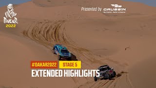 Extended highlights of the day presented by Gaussin  Stage 5  Dakar2022 [upl. by Eldwun]