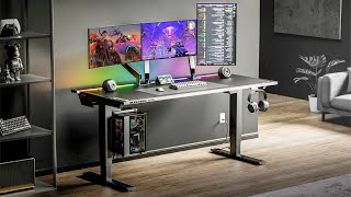 Best Gaming Desk 2024  Top Desks for Gaming 2024 [upl. by Yecam489]