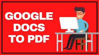 How to convert a Google Doc to a PDF [upl. by Knitter]