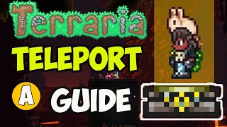 How to Make a TELEPORTER in Terraria EASY  Terraria 1449  How to build Teleporter in Terraria [upl. by Anined187]