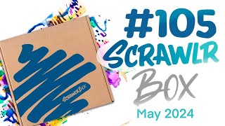 🌸little Update amp🎨Scrawlrbox May 2024 UNBOXING 📦 [upl. by Comptom13]