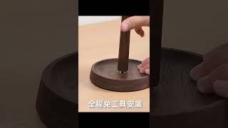 High Quality Wooden Gaming Headphone Bracket Black Walnut Headse [upl. by Erline]