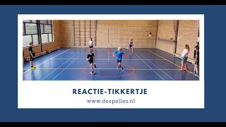 ReactieTikkertje in de gymles  De Spelles  wwwdespellesnl [upl. by Decima]