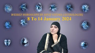 Rifat Fatima Live Stream 8 To14 Jan 2024  weekly horoscope astrologer Birth stone Part 1 [upl. by Atnicaj660]