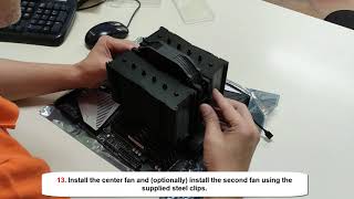 How to install NHD15 CPU Cooler on AMD AM4 CPU [upl. by Todd457]