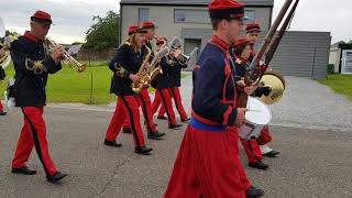 Marche Sainte Rolende 2019 Mardi de Pentecôte Gerpinnes centre 78 tour village compagnie du centre [upl. by Austreng]