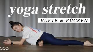 Entspanntes Yoga für Hüfte Rücken amp Schultern  Bye Bye Stress und Anspannung 👋  25 Min Stretch [upl. by Farrica907]