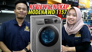 REVIEW LENGKAP Modena WD 1157 Front Loading  Dryer [upl. by Assilla]