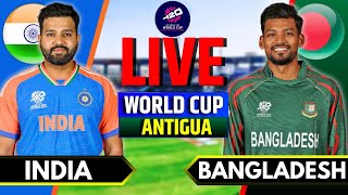 India vs Bangladesh T20 World Cup Match  Live Score amp Commentary  IND vs BAN Live  India Batting [upl. by Downey]