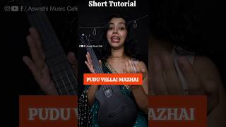 PUDHU VELLAI MAZHAI SHORT UKULELE LESSON  SHORT UKULELE TUTORIAL  shorts [upl. by Idoj839]