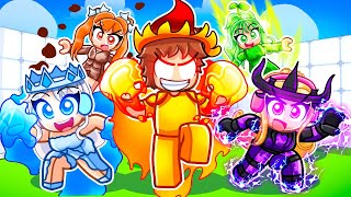 Techy Gets Elemental Powers In Roblox Rivals With MY CRAZY FAN GIRLS [upl. by Philip343]