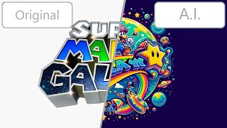 Super Mario Galaxy  Ghostly Galaxy but its continued by an AI Suno AI [upl. by Marjana]