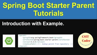 Spring Boot Starter Parent Kya Hota Hai  Introduction of Spring Boot Starter Parent with Example [upl. by Ssidnak]