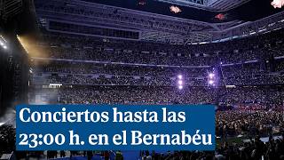 El Ayuntamiento acuerda limitar hasta las 2300 horas los conciertos en el Bernabéu [upl. by Aimo]