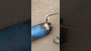 hydraulic shock up brass welding 💯viral 1ksubscribers reels welding 👍 [upl. by Pippo]