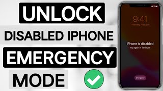 How To Fix Disabled Any iPhone  iPhone is Disabled Connect to iTunes  How To Unlock iPhone 2024 [upl. by Agostino]