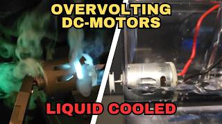 Overvolting DCMotors Testing your suggestions Water oil gasoline overloading amp more With RPM [upl. by Sirret]