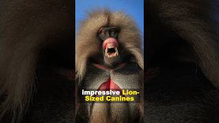 Gelada Baboon  The Scariest Looking Herbivore On The Planet [upl. by Lednyc]