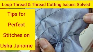 How to fix Tension on a Sewing Machine  Thread Loop Problem in Tamil  Tailoring Tips in tamil [upl. by Arhas]