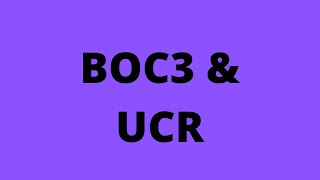 How to file BOC3 amp UCR  Follow along video [upl. by Tawney]