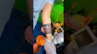 Wrist band tattoo  Ashok tattoo  Angul chheliapada jagannathtattoo57 tattoo [upl. by Aymahs]