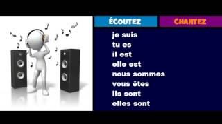 ♫ French Conjugation Song  être ♫ Learn French ♫ [upl. by Annoeik]