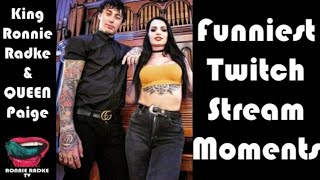 Ronnie Radke amp Paige WWE Saraya  Funniest Twitch Stream Moments  NEW KING amp QUEEN OF TWITCH [upl. by Naed]