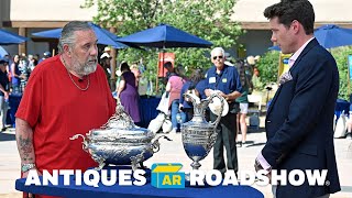 Best Moment Victorian Silver Tureen amp Ewer  ANTIQUES ROADSHOW  PBS [upl. by Zenia]