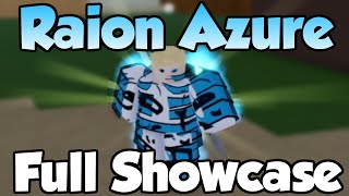 RaionAzure FULL SHOWCASE  Shindo Life Raion Azure Showcase [upl. by Adanar]