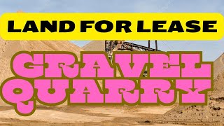 GRAVEL QUARRY LAND FOR LEASE  south Tamil Nadu [upl. by Ahtamat]