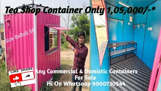 Tea Stall 105000 RF Portable Cabins rfportablecabins teatime mrchai tealover viralvideo [upl. by Demakis548]