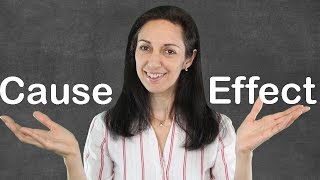 Linking Words of Cause amp Effect  English Grammar Lesson [upl. by Odlareg]