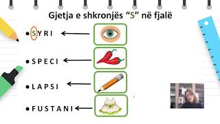 Klasa 1  Gjuhe Shqipe  Shkronja S [upl. by Yrennalf]