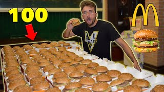 🍔 100 BIG MAC CHALLENGE Riuscirò a MANGIARLI TUTTI [upl. by Faxen]