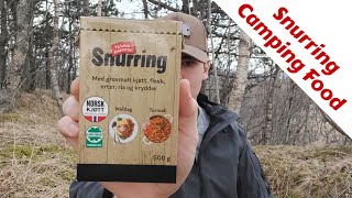 Snurring  Norwegian Camping and Hiking Food [upl. by Annovahs422]