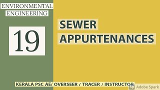 SEWER APPURTENANCES  environmental engineering 19 [upl. by Arihs]