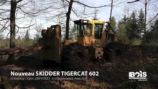 Première française pour le nouveau skidder Tigercat 602 [upl. by Aenaj]