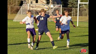 Grass Lake vs Onsted  Boys District Soccer Highlights  JTV Sports [upl. by Feilak]