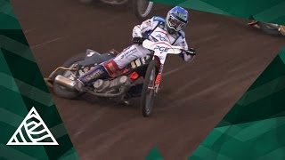 Flat Track Motorcycle Racing at FIM Speedway [upl. by Aicnelev743]