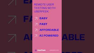 Automated Remote User Testing with UserPeek [upl. by Brion]