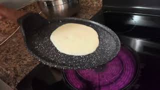 ESLITE LIFE Nonstick Crepe Pan with Spreader with All Stovetops Review [upl. by Enilra]