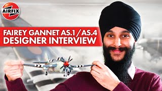 AIRFIX  Fairey Gannet AS1AS4 148 Scale A11007 Designer interview [upl. by Breed]