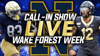 Notre Dame vs Wake LIVE Reaction☘️Call InChat [upl. by Gittel788]