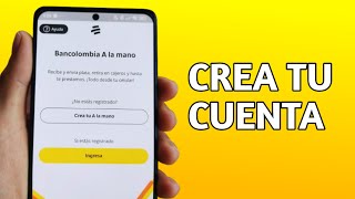 como CREAR CUENTA DE BANCOLOMBIA A LA MANO paso a paso 2024 [upl. by Teri]