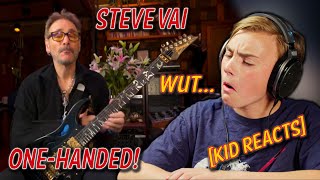 ONE HANDED Guitar Playing Reacting to Steve Vai  Knappsack Inviolate Album 2022 stevevai [upl. by Enileqcaj]