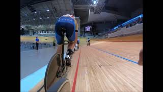 2020 Australian Madison Championship race  GoPro with Jensen Plowright [upl. by Nylhsoj696]