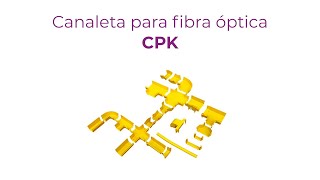 Canaleta plástica para fibra  Keynet Systems [upl. by Reerg]