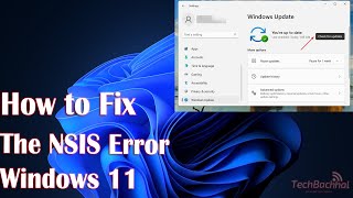 The NSIS Error in Windows 11 How to Fix [upl. by Aridatha685]